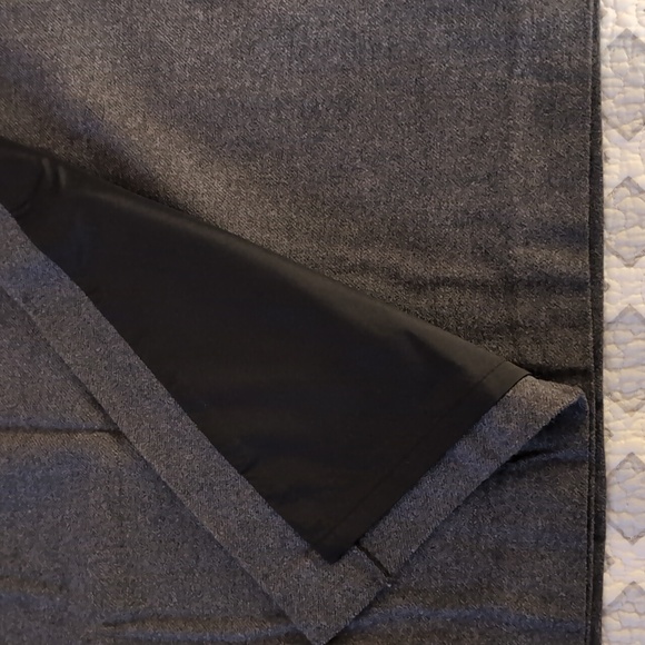 Cotton flannel faux wrap skirt 21" long - Picture 3 of 3